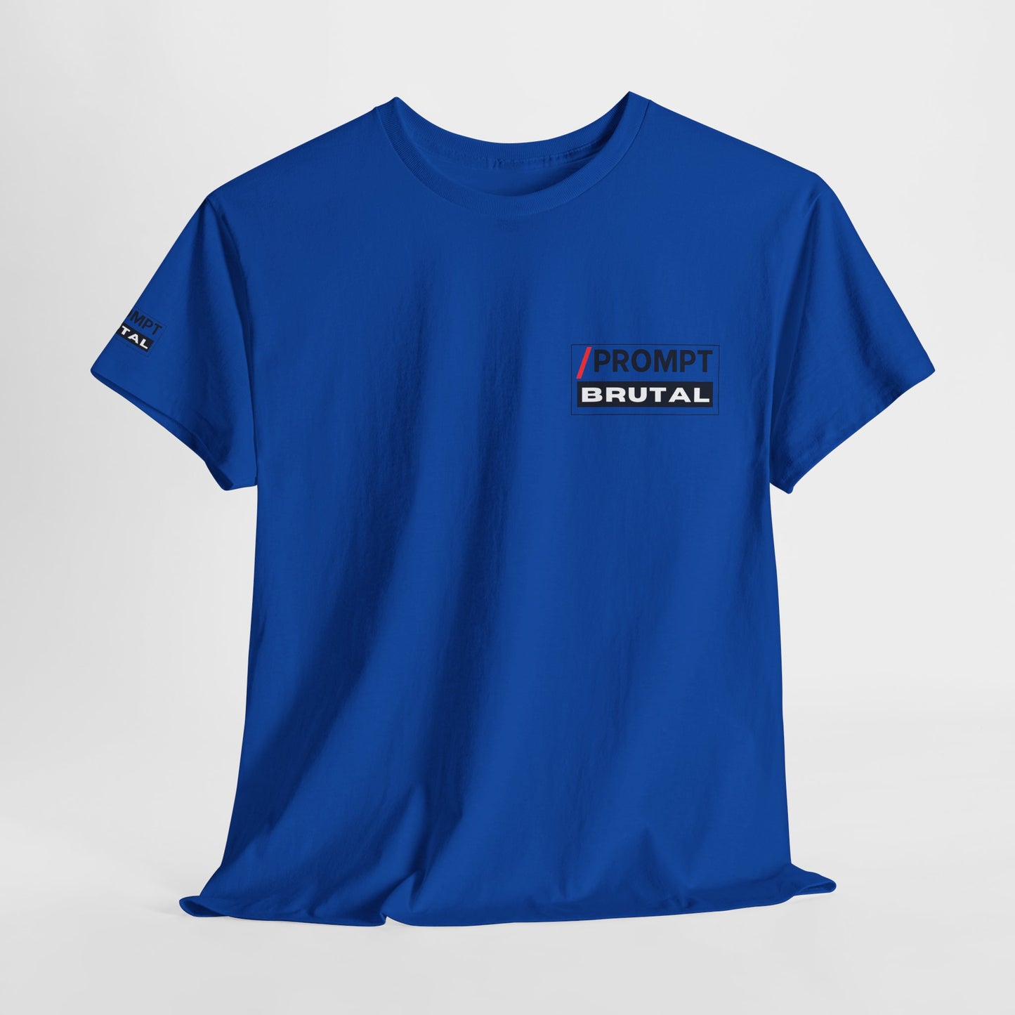 The PROMPT collection - BRUTAL T-shirt, Unique Prompt Unisex Heavy Cotton Tee, Graphic T-Shirt, Relaxed Fit Top, Casual Wear, Gift for Creatives, Everyday Style