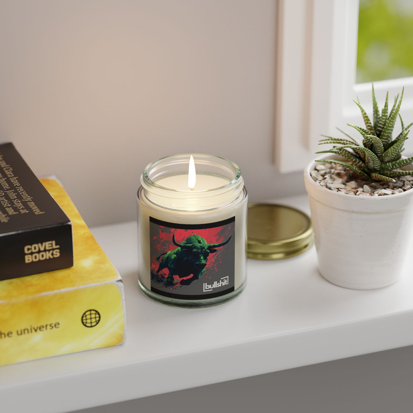 I.AM.TRADER - Bullshit, Scented Candle, Coconut Apricot Wax (4oz, 9oz)