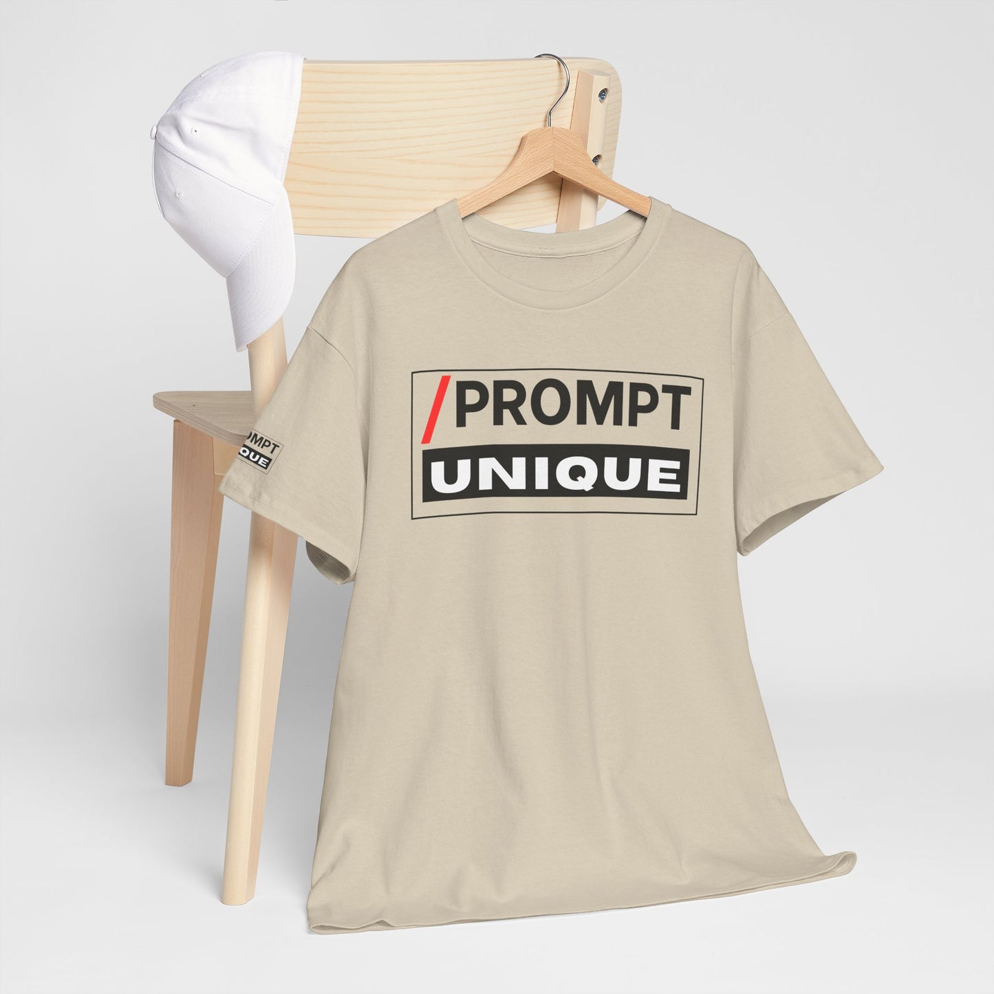 The PROMPT collection - UNIQUE T-shirt, Unique Prompt Unisex Heavy Cotton Tee, Graphic T-Shirt, Relaxed Fit Top, Casual Wear, Gift for Creatives, Everyday Style