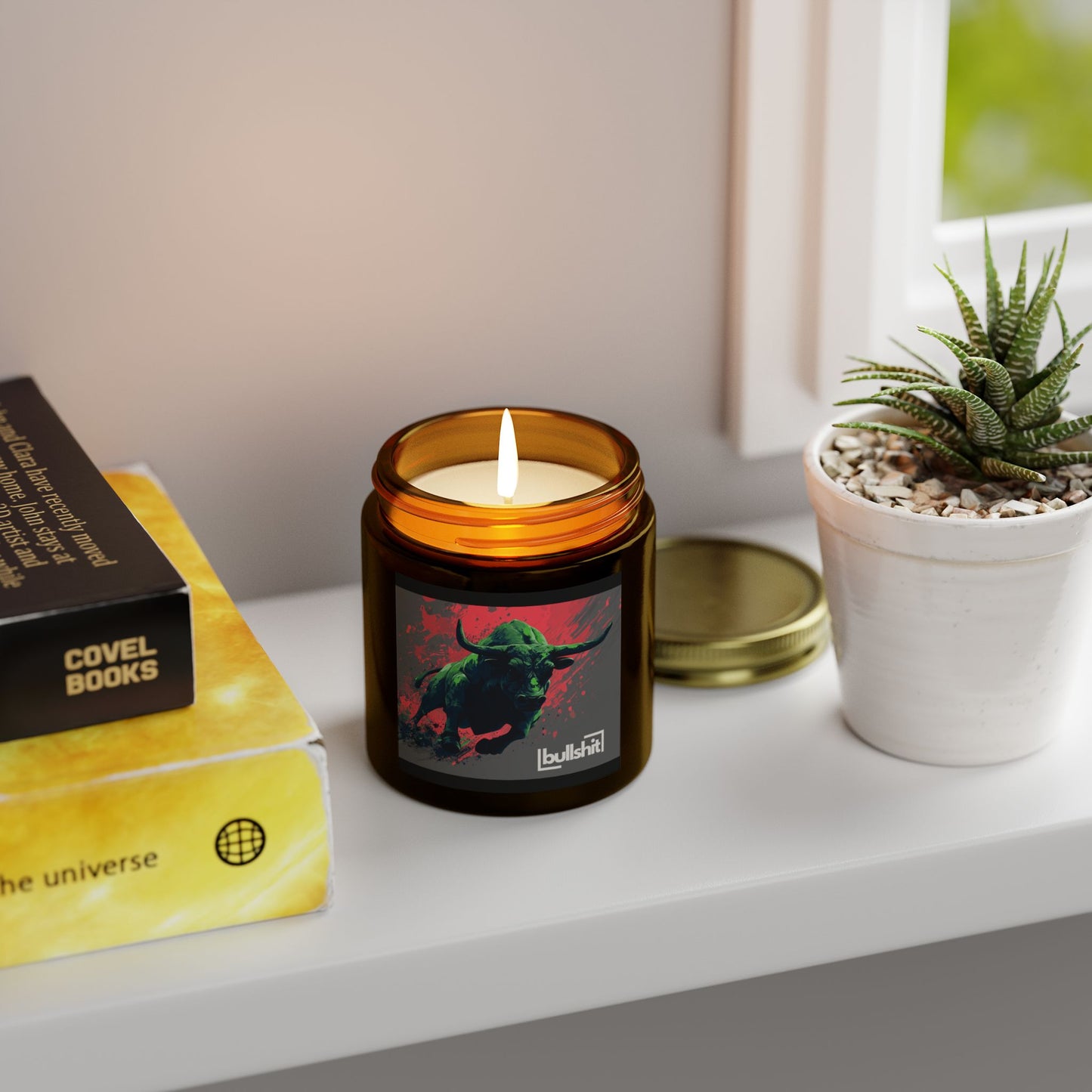 I.AM.TRADER - Bullshit, Scented Candle, Coconut Apricot Wax (4oz, 9oz)