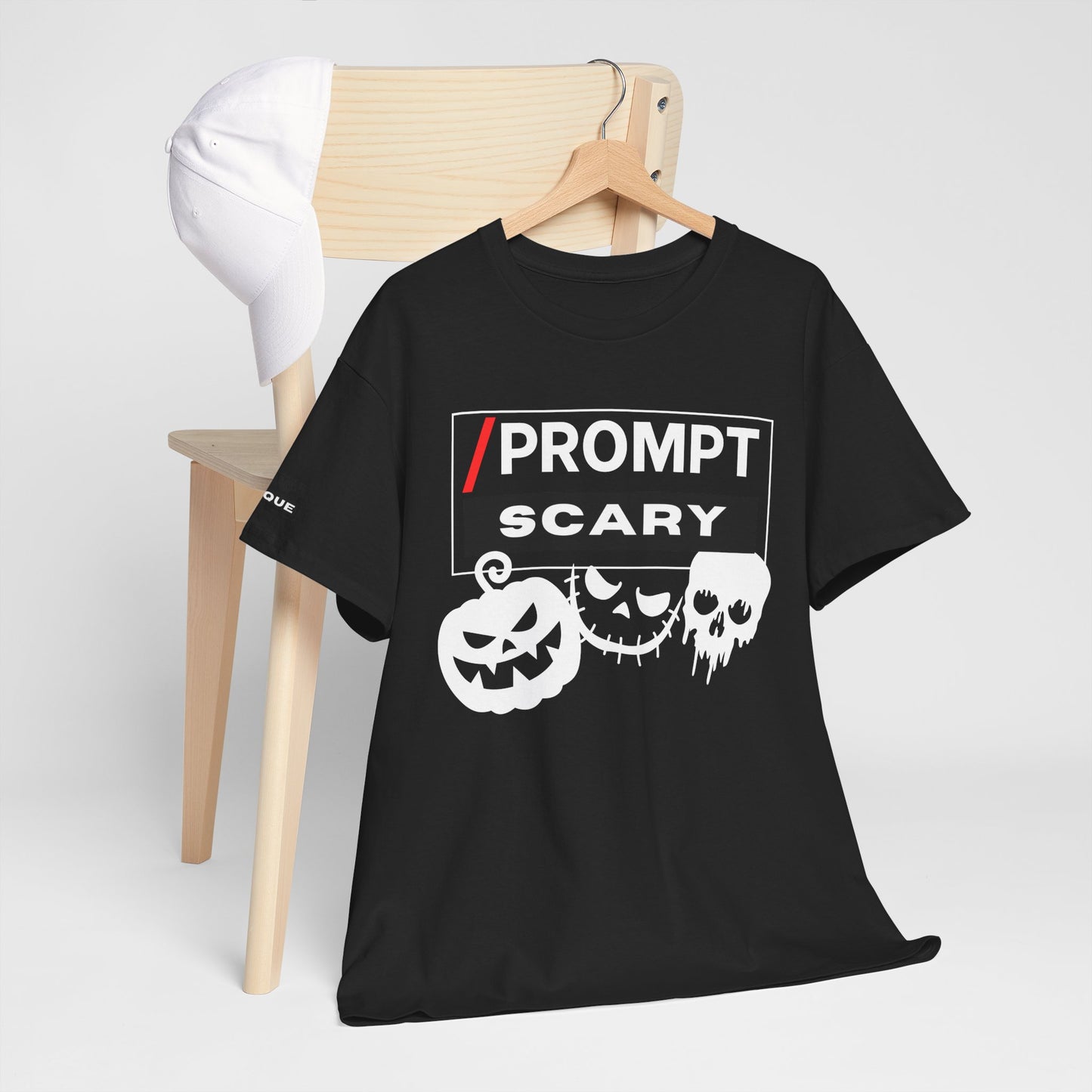 The PROMPT collection - SCARY T-shirt, Unique Halloween Prompt