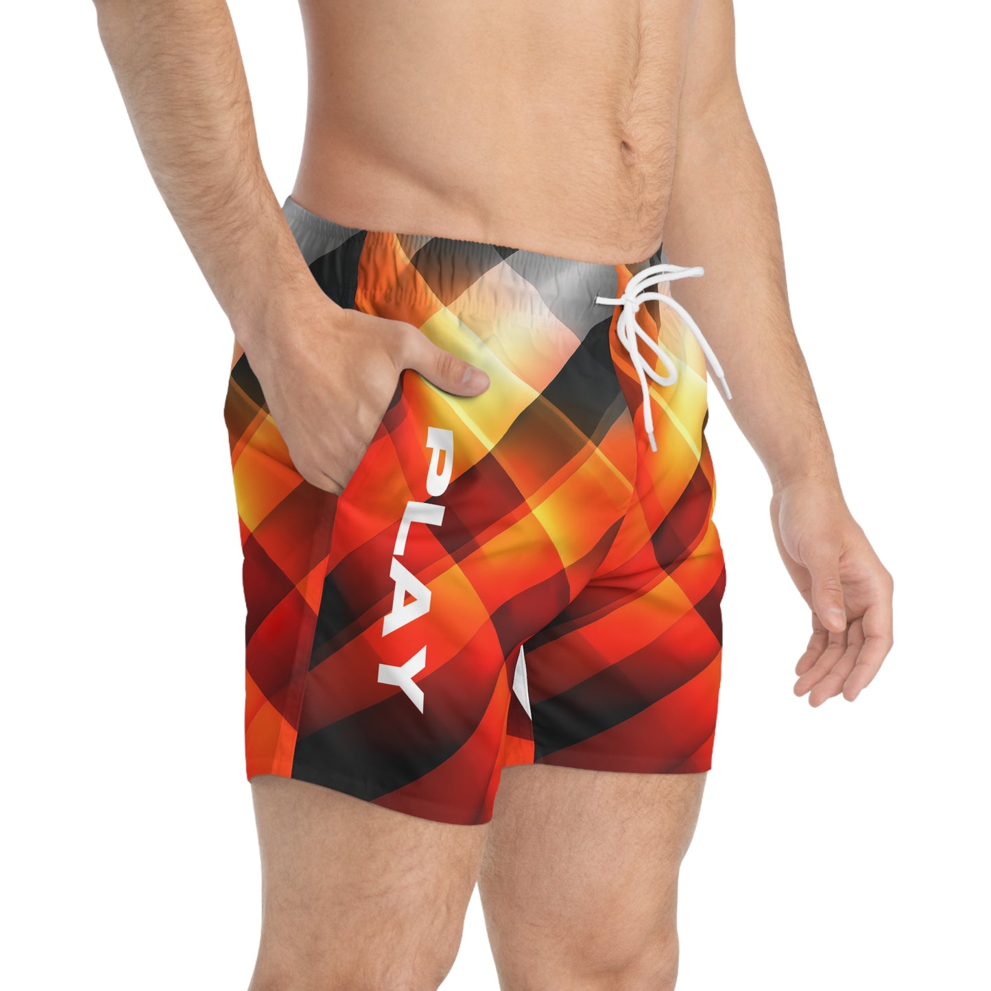PLAY collection - Sunshine Raster Swim Trunks