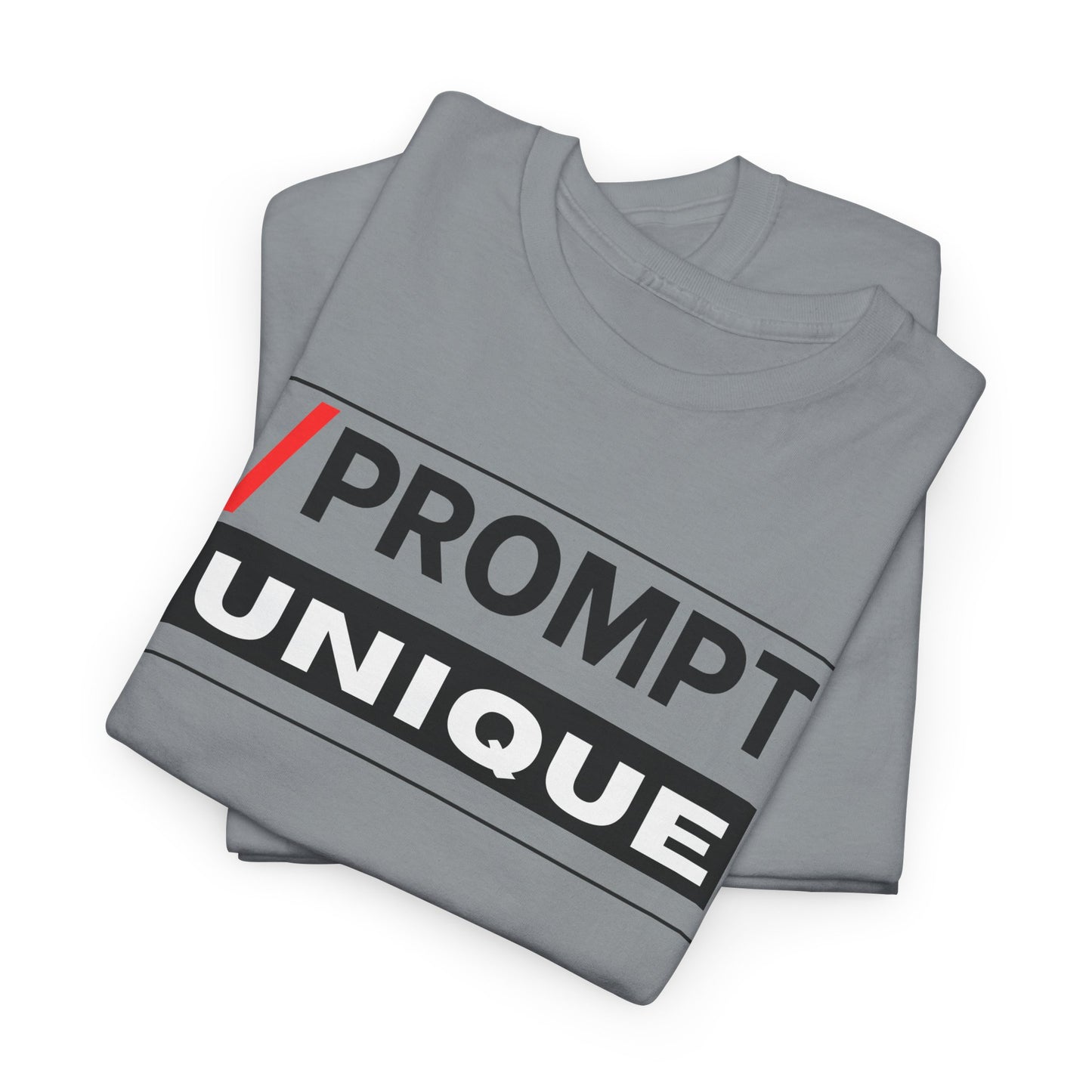 The PROMPT collection - UNIQUE T-shirt, Unique Prompt Unisex Heavy Cotton Tee, Graphic T-Shirt, Relaxed Fit Top, Casual Wear, Gift for Creatives, Everyday Style