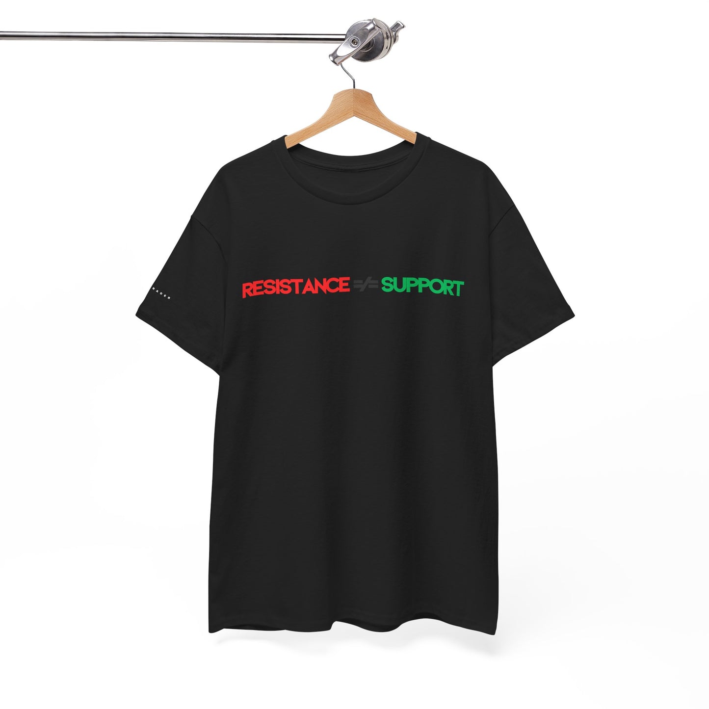 I.AM.TRADER - RESISTANCE ≠ SUPPORT T-shirt