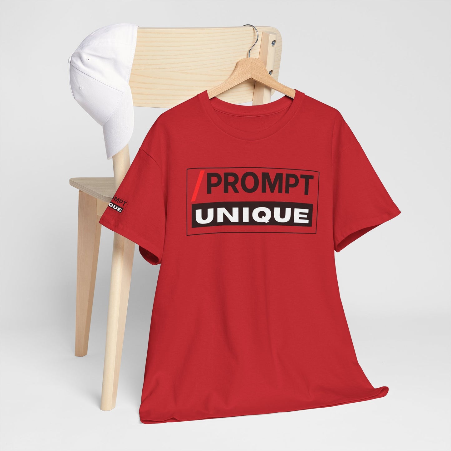 The PROMPT collection - UNIQUE T-shirt, Unique Prompt Unisex Heavy Cotton Tee, Graphic T-Shirt, Relaxed Fit Top, Casual Wear, Gift for Creatives, Everyday Style