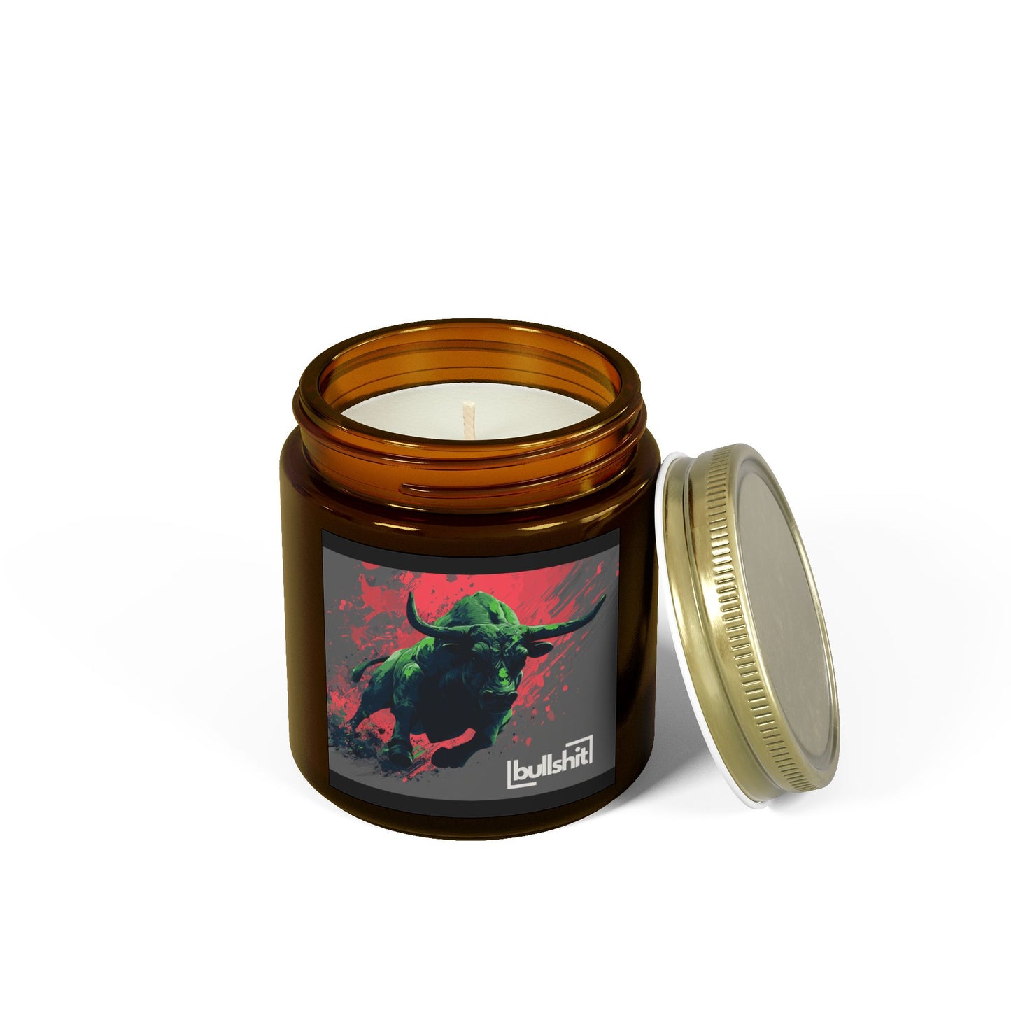 I.AM.TRADER - Bullshit, Scented Candle, Coconut Apricot Wax (4oz, 9oz)