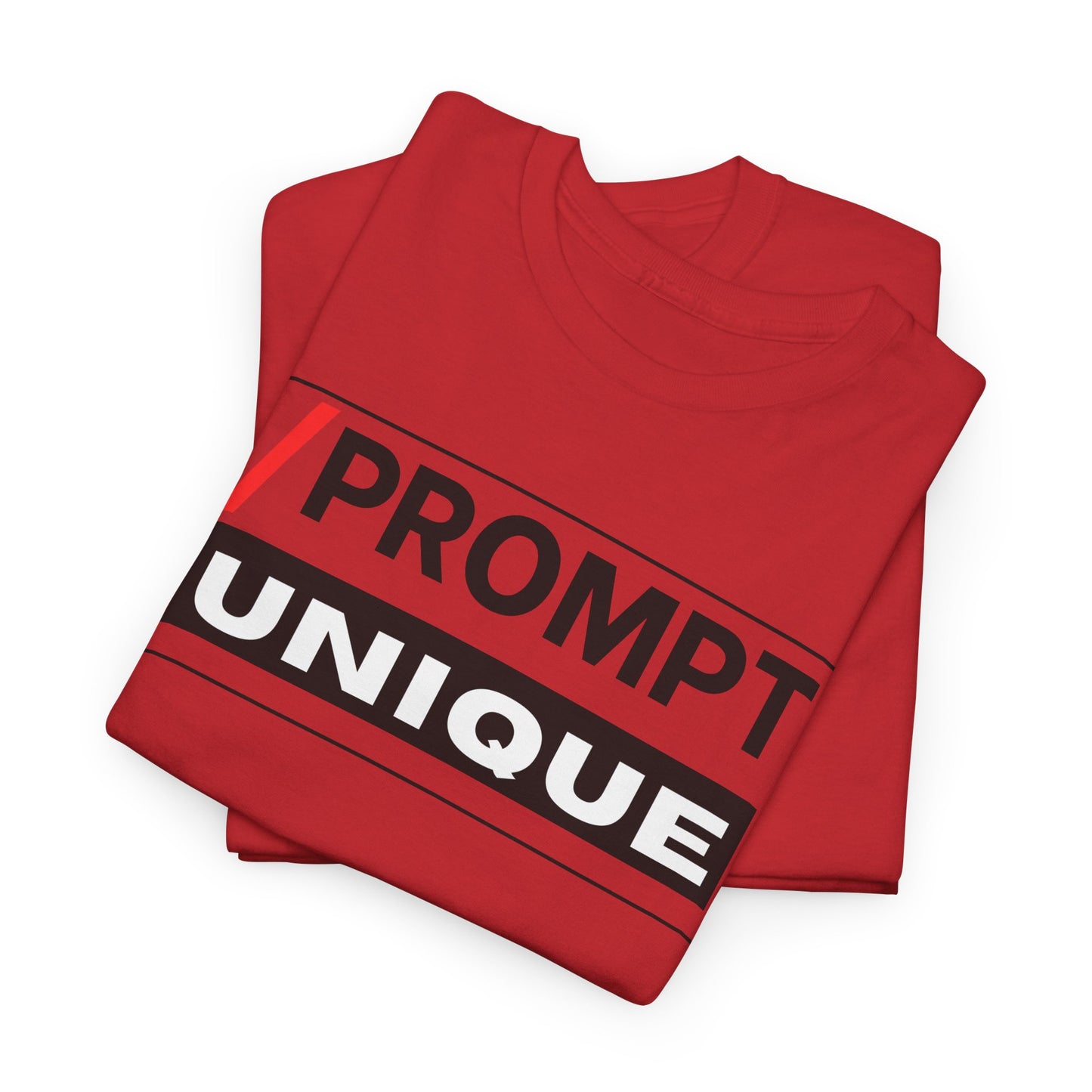 The PROMPT collection - UNIQUE T-shirt, Unique Prompt Unisex Heavy Cotton Tee, Graphic T-Shirt, Relaxed Fit Top, Casual Wear, Gift for Creatives, Everyday Style