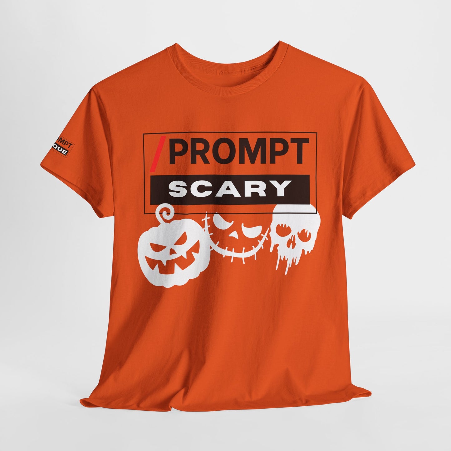 The PROMPT collection - SCARY T-shirt, Unique Halloween Prompt