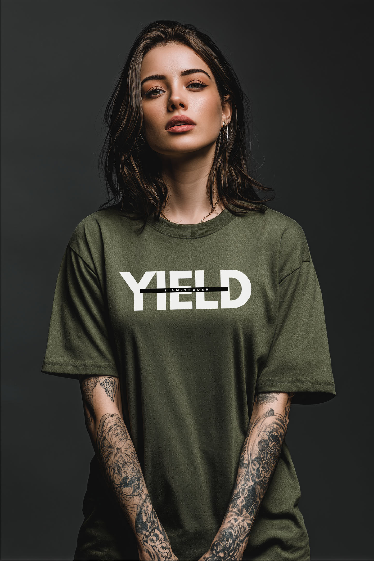 I.AM.TRADER - YIELD - Heavy Cotton T-Shirt