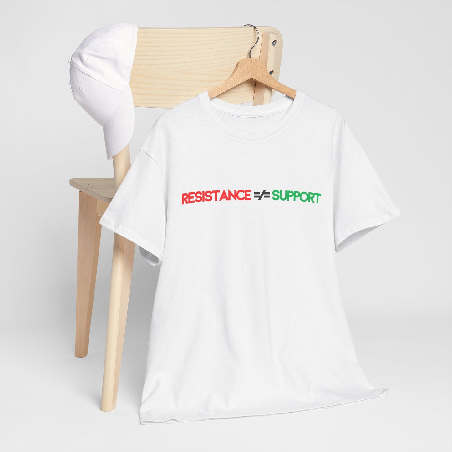 I.AM.TRADER - RESISTANCE ≠ SUPPORT T-shirt