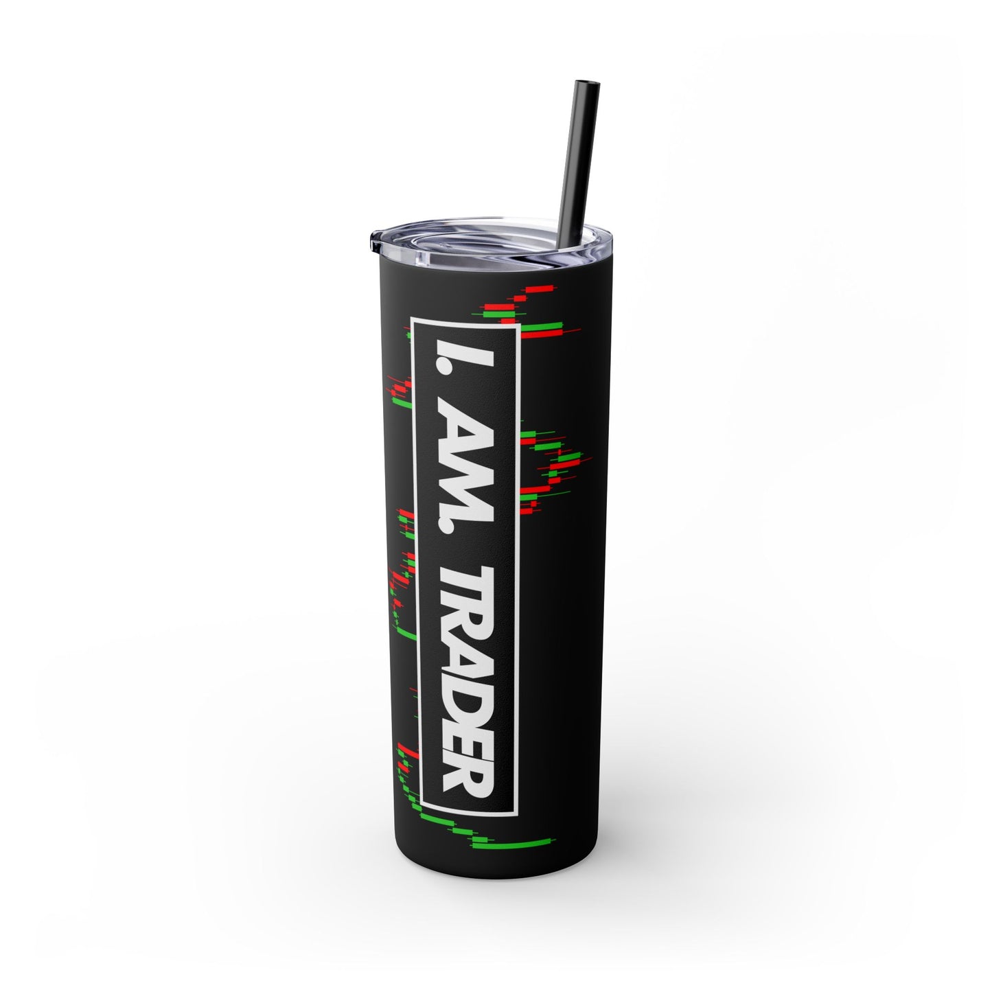I.AM.TRADER - The Candle Tumbler with Straw, 20oz