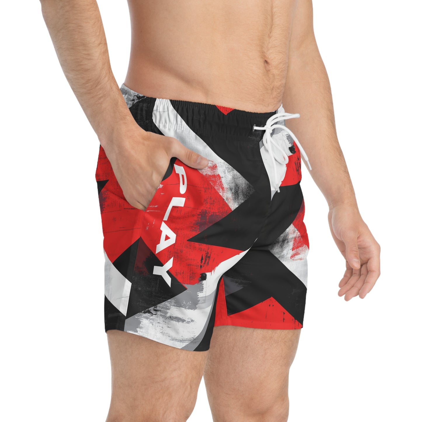 PLAY collection - Red Cameo Swim Trunks