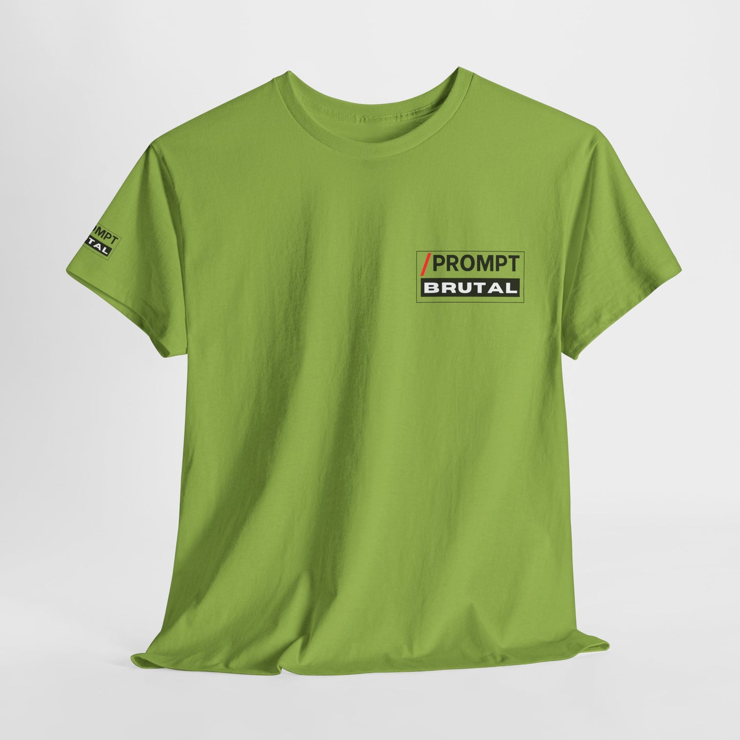 The PROMPT collection - BRUTAL T-shirt, Unique Prompt Unisex Heavy Cotton Tee, Graphic T-Shirt, Relaxed Fit Top, Casual Wear, Gift for Creatives, Everyday Style
