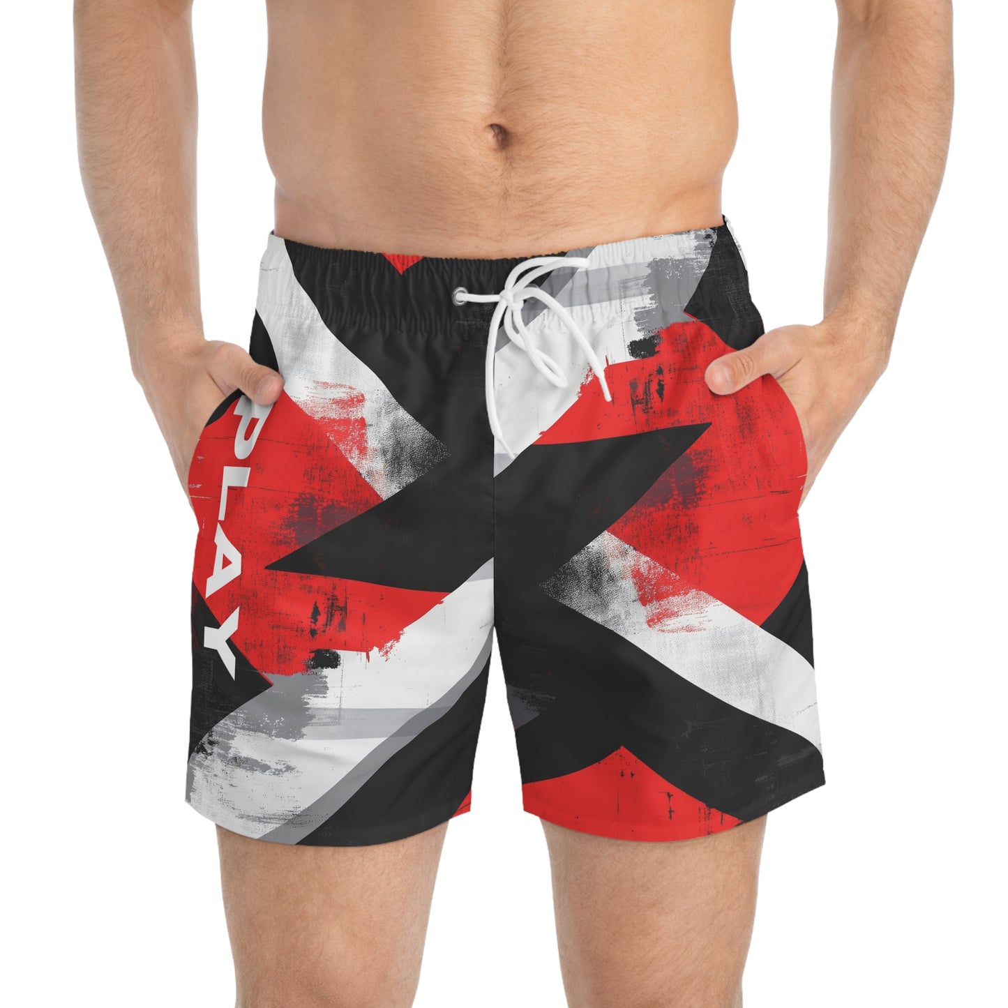 PLAY collection - Red Cameo Swim Trunks