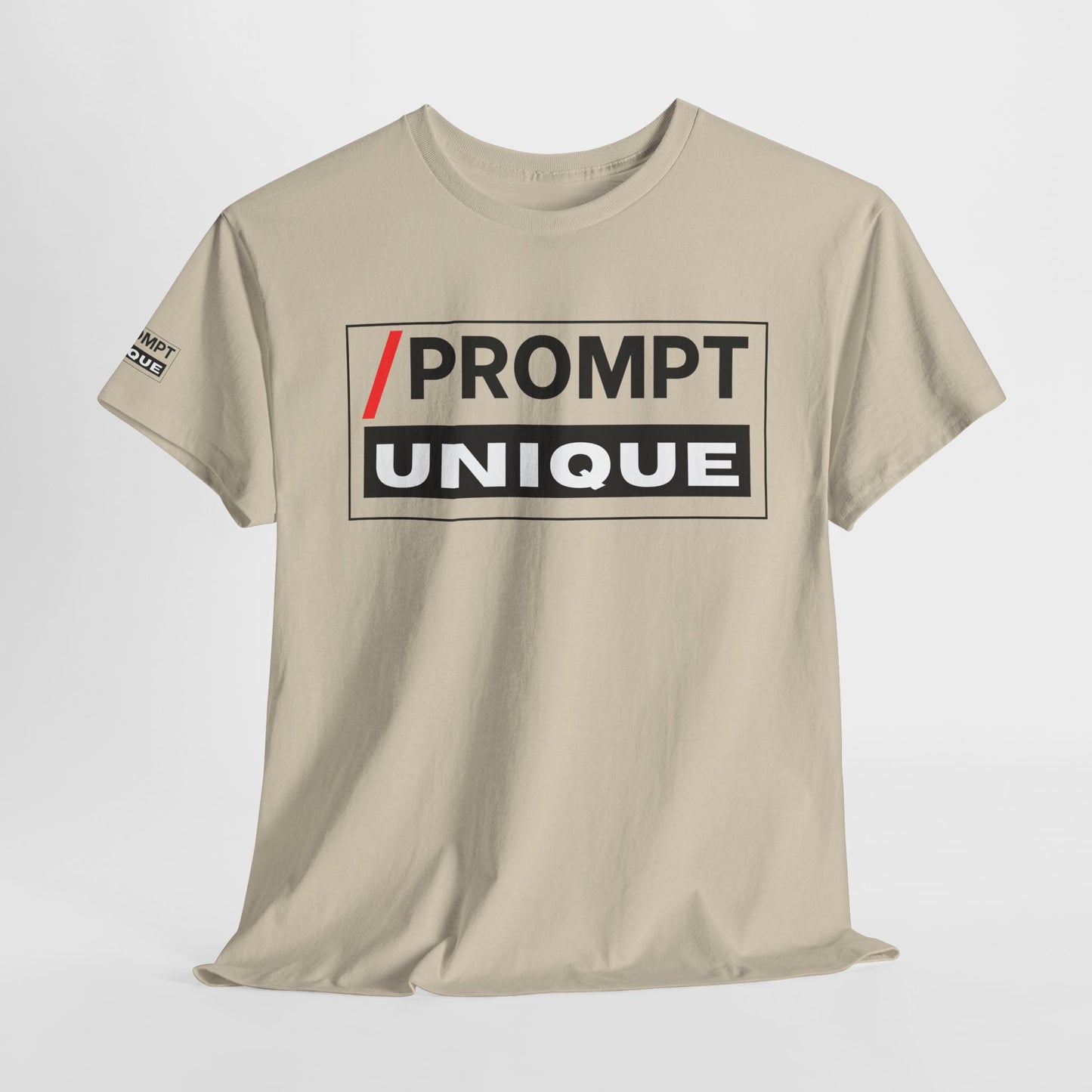 The PROMPT collection - UNIQUE T-shirt, Unique Prompt Unisex Heavy Cotton Tee, Graphic T-Shirt, Relaxed Fit Top, Casual Wear, Gift for Creatives, Everyday Style