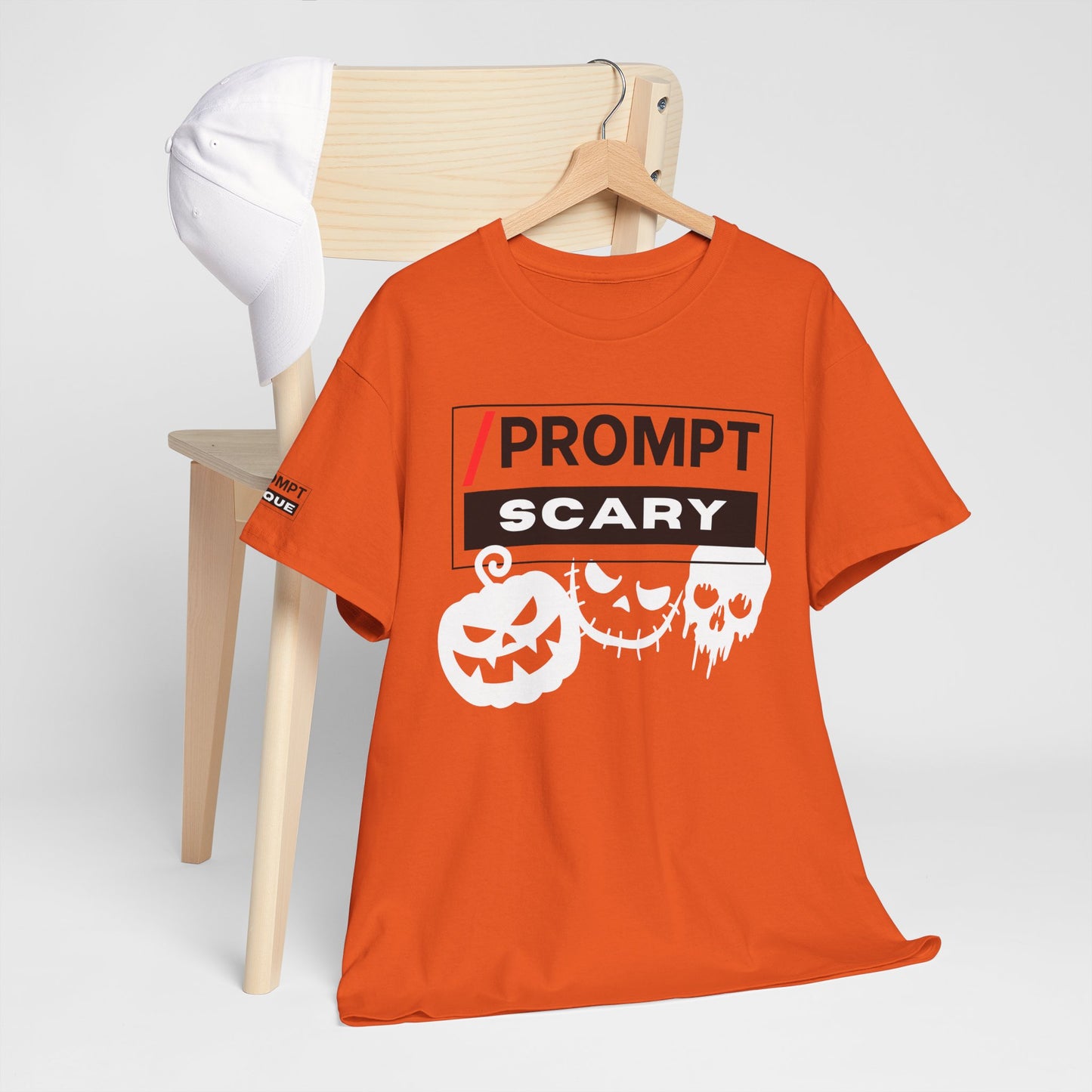 The PROMPT collection - SCARY T-shirt, Unique Halloween Prompt