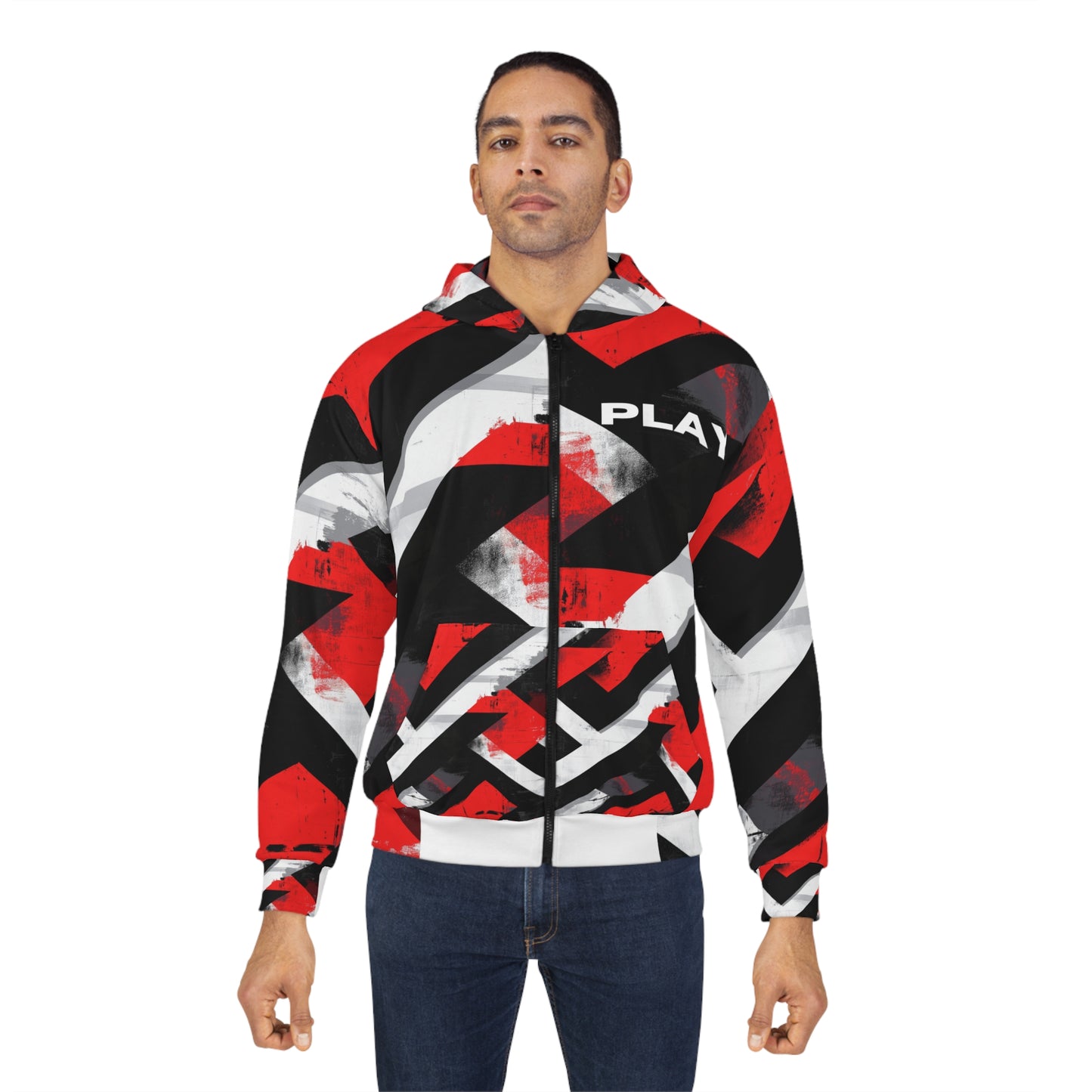 PLAY collection - Red Cameo Zip Hoodie