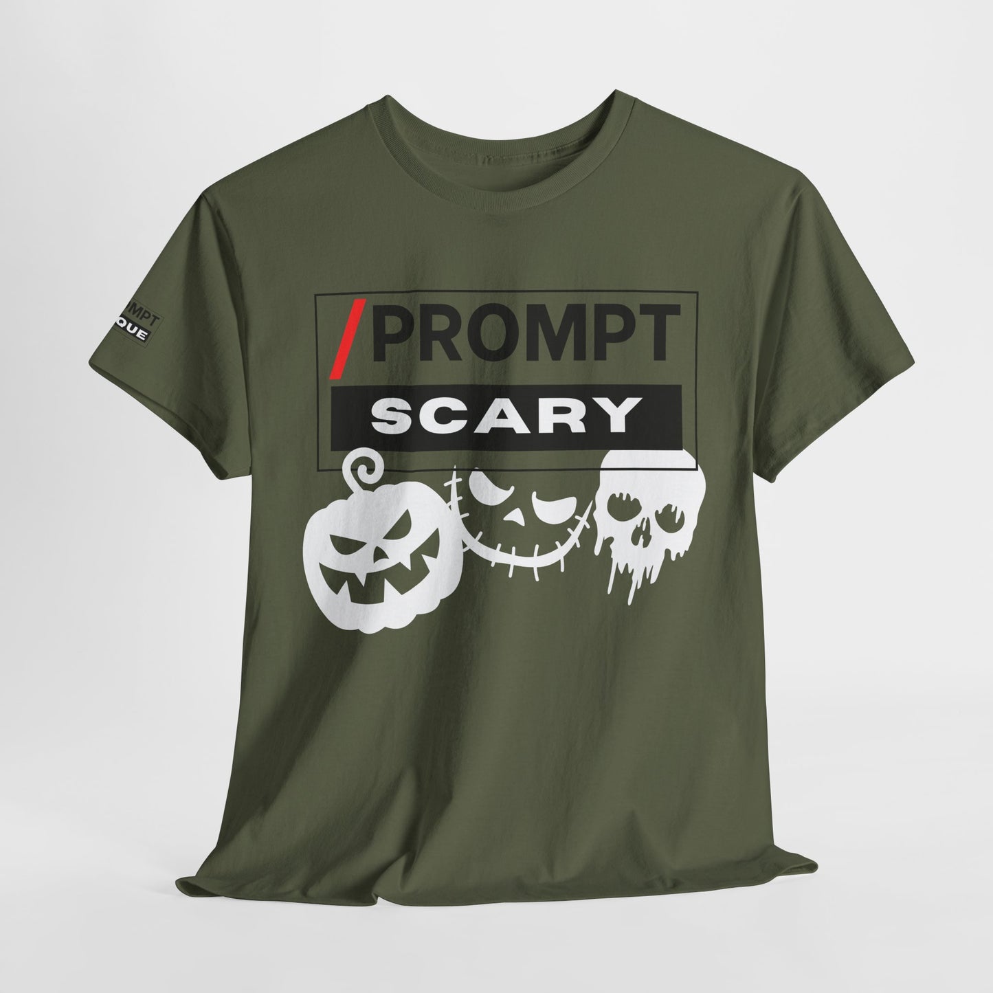 The PROMPT collection - SCARY T-shirt, Unique Halloween Prompt
