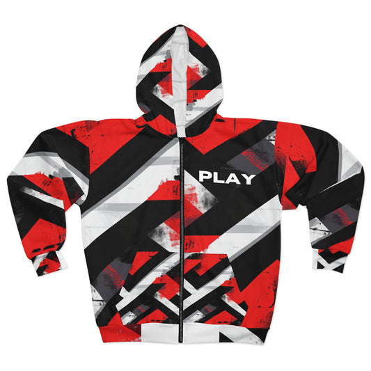 PLAY collection - Red Cameo Zip Hoodie
