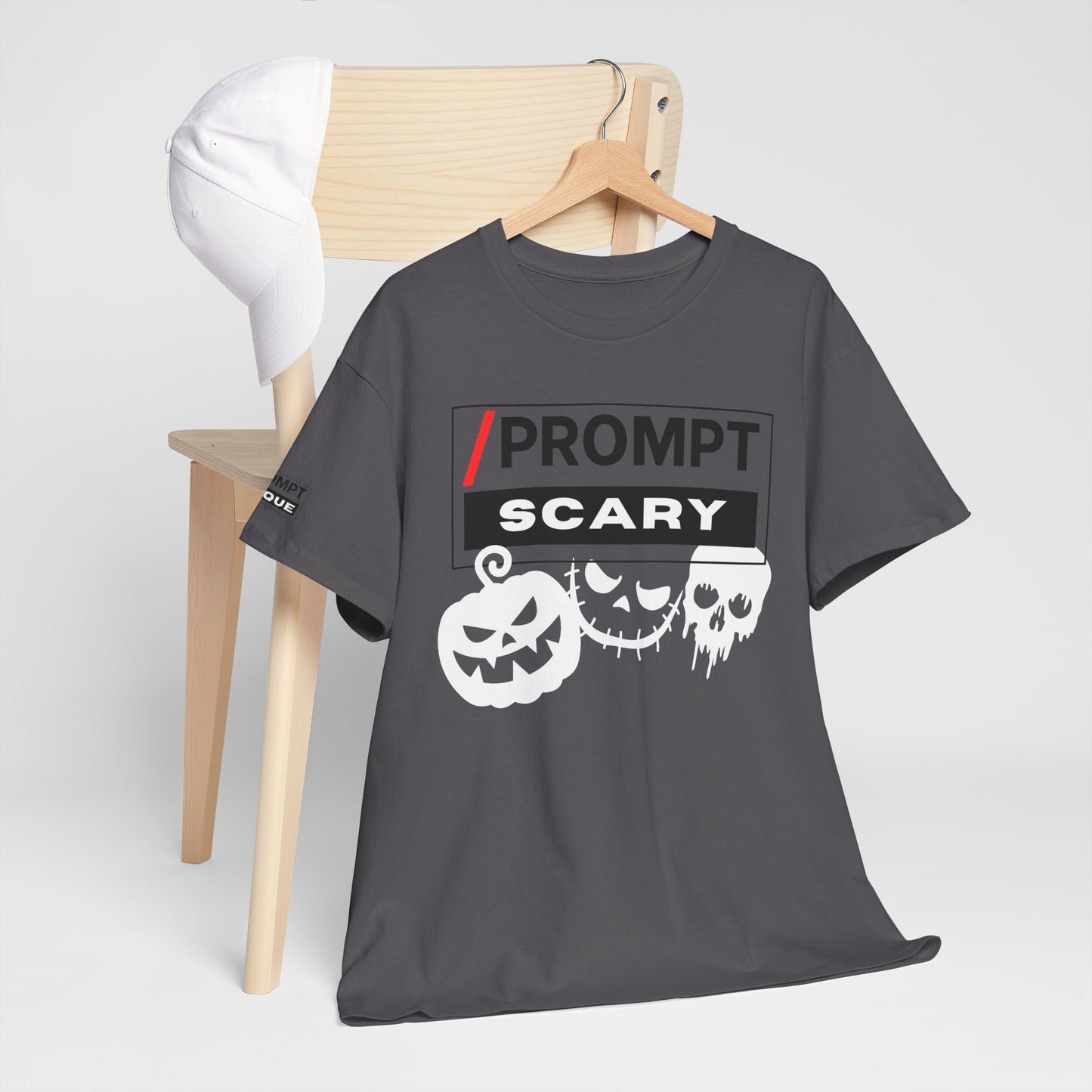 The PROMPT collection - SCARY T-shirt, Unique Halloween Prompt