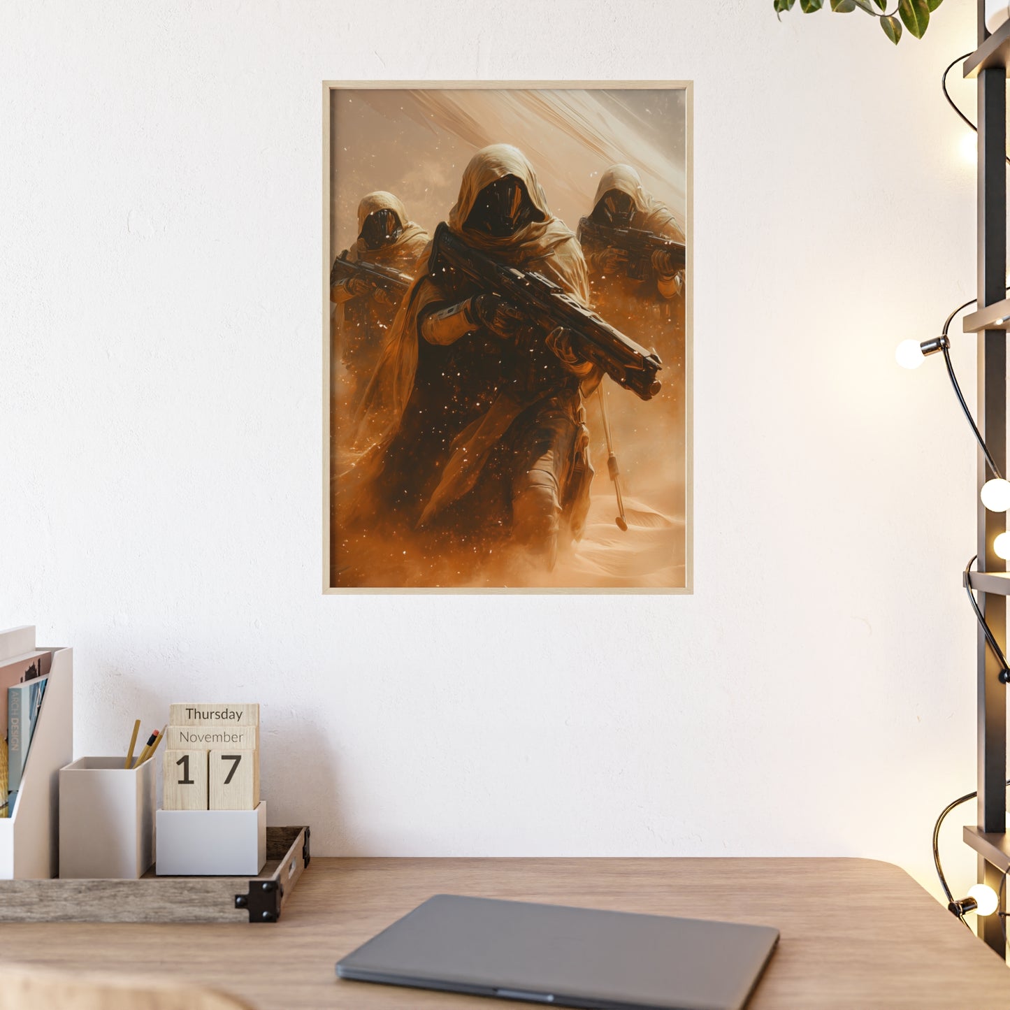 The VIBE collection - Dustreapers framed poster, for Home Decor, Gift Ideas, Wall Art, Inspirational Art, Office Decor, Prompt Perfect Design