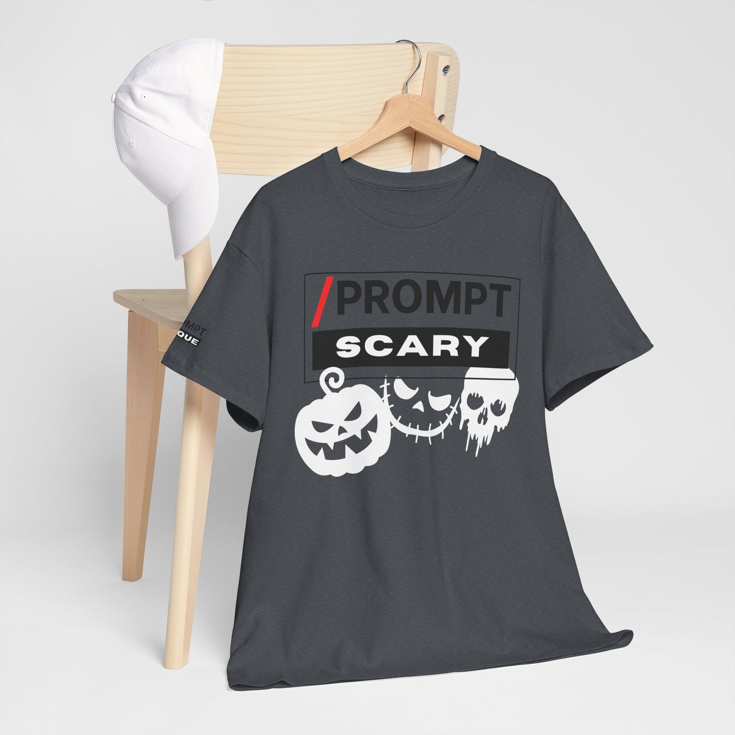 The PROMPT collection - SCARY T-shirt, Unique Halloween Prompt