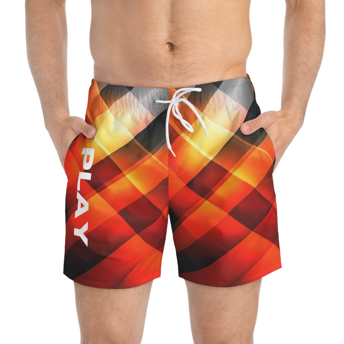 PLAY collection - Sunshine Raster Swim Trunks