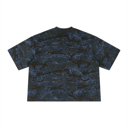 CYBERIA - BASICS - Unisex Boxy Camo Print T-Shirt