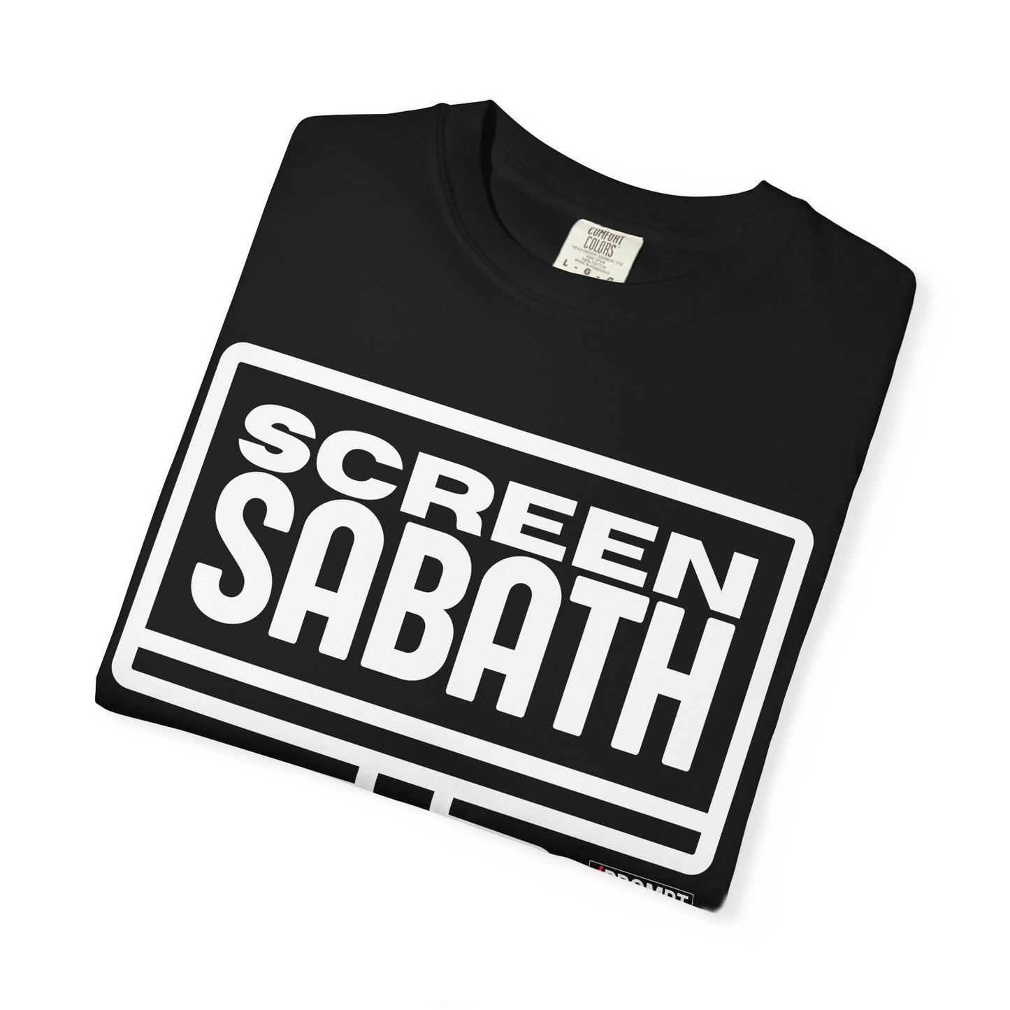 PROMPT OFFLINE - SCREEN SABATH - Premium cotton fabric T-shirt