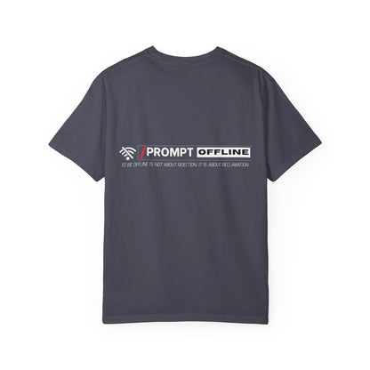 PROMPT OFFLINE - HORIZON - Premium cotton fabric T-shirt