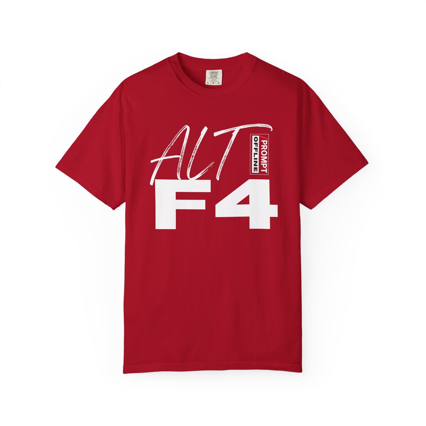 PROMPT OFFLINE - ALT F4 Premium cotton fabric T-shirt