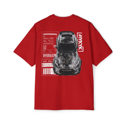 SIREN INDUSTRIES W25 - VECTOR - NISSAN GTR (W) Heavy Oversized Tee