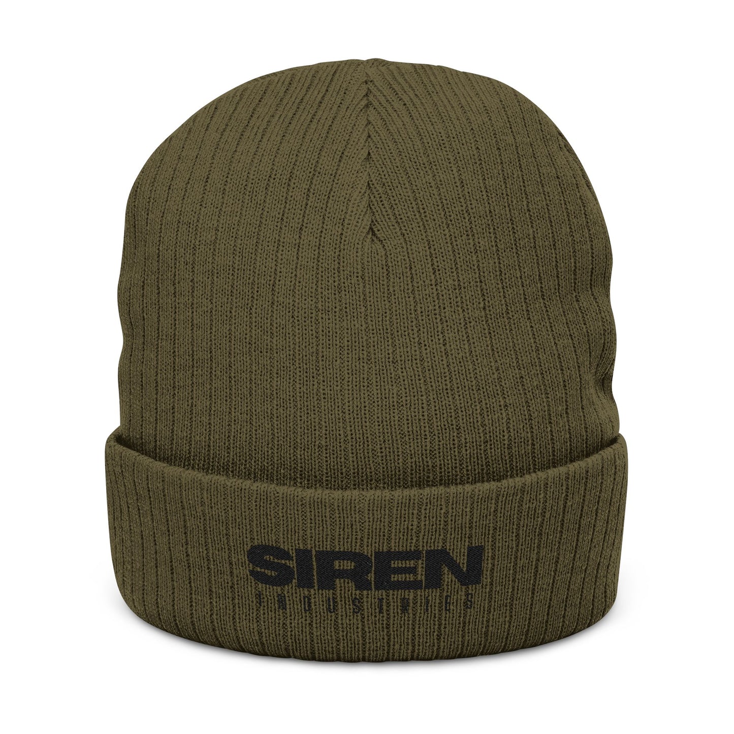 SIREN INDUSTRIES S26 - Embroidered Ribbed Beanie