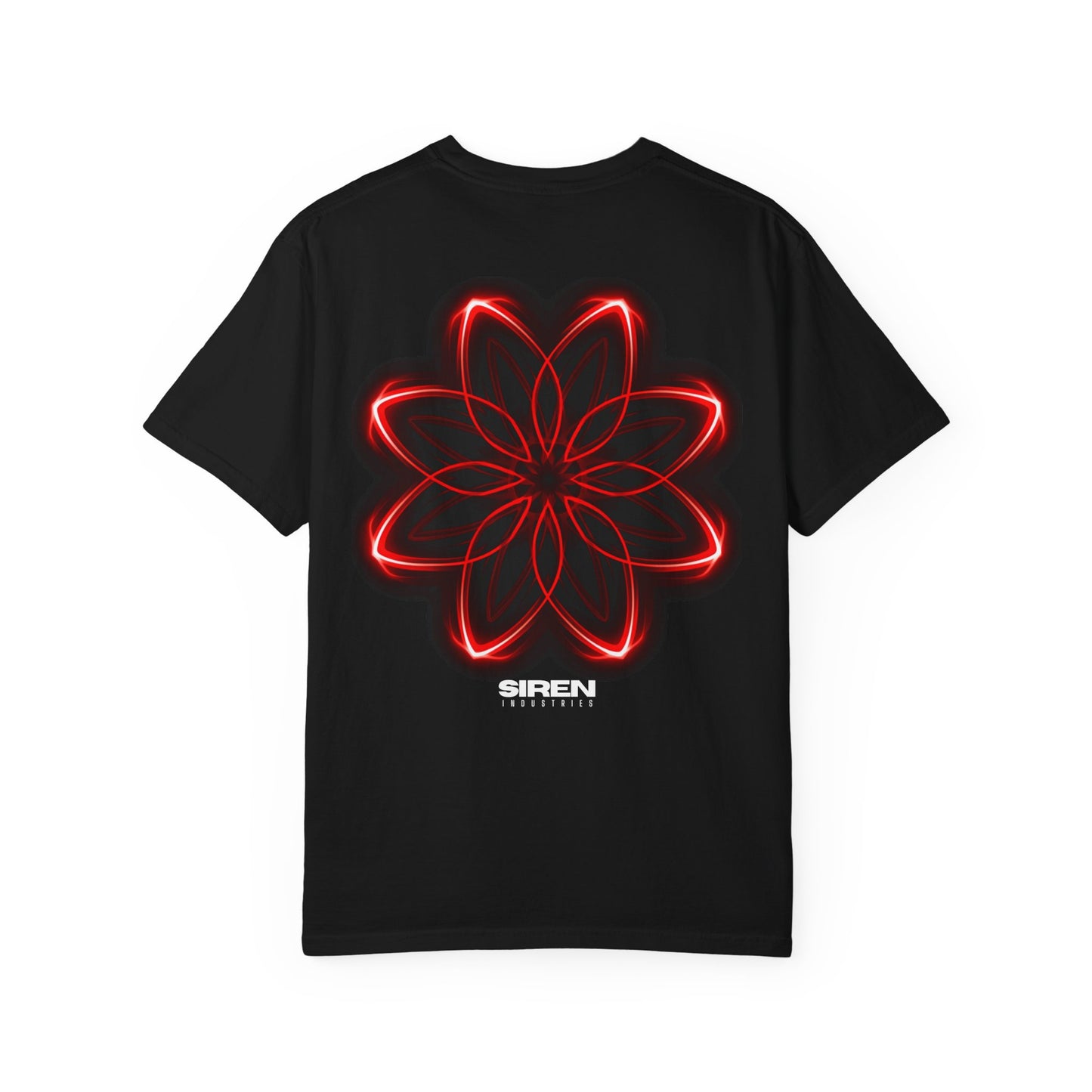 SIREN INDUSTRIES S26 - RED FLOWER — Premium Cotton T-shirt