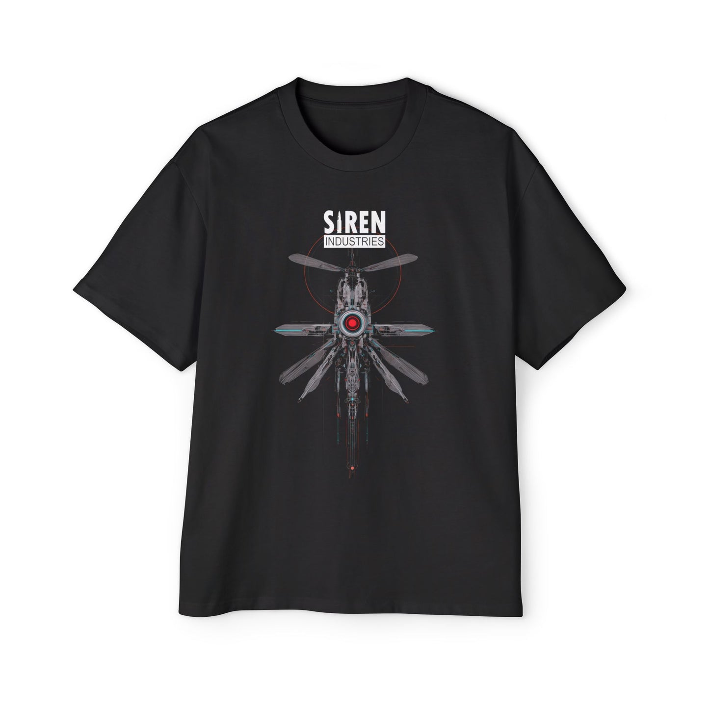 SIREN INDUSTRIES S26 - RETRO SCANNER - Heavy Premium Oversized Tee T-shirt