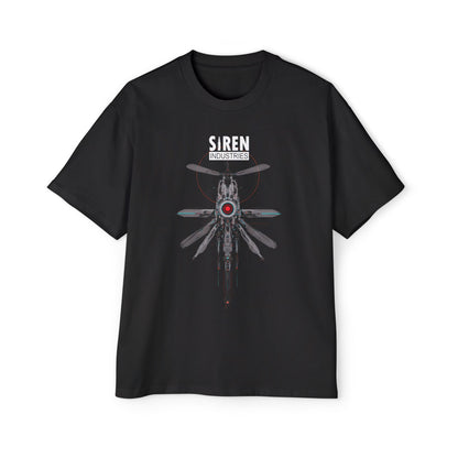 SIREN INDUSTRIES S26 - RETRO SCANNER - Heavy Premium Oversized Tee T-shirt