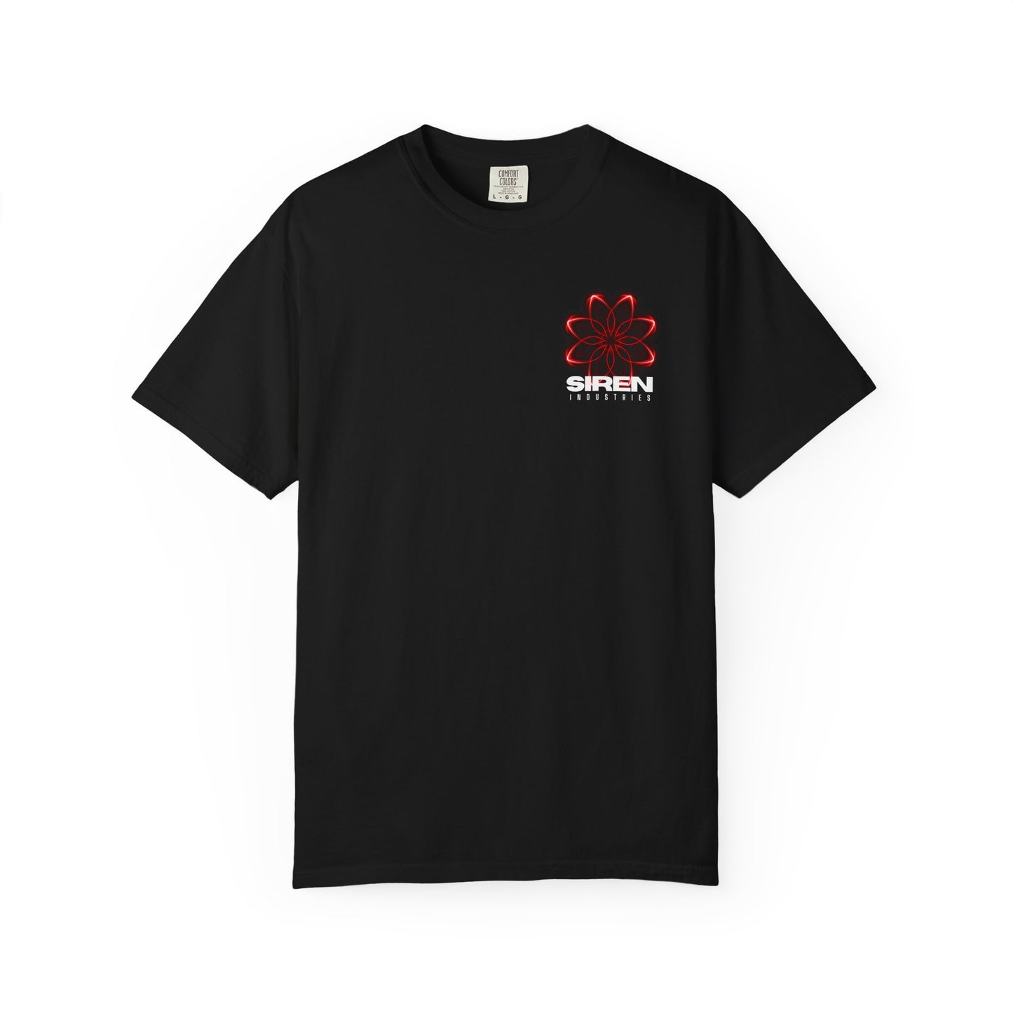 SIREN INDUSTRIES S26 - RED FLOWER — Premium Cotton T-shirt