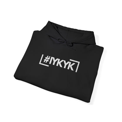SIREN INDUSTRIES W25 - #IYKYK Embroided Hoodie (White Stitch)