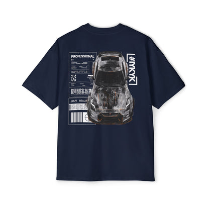 SIREN INDUSTRIES W25 - VECTOR - NISSAN GTR (W) Heavy Oversized Tee