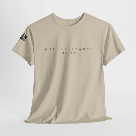 SIREN INDUSTRIES RETRO - Future Starts Here - Heavy Cotton T-shirt