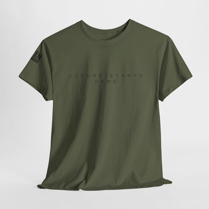 SIREN INDUSTRIES RETRO - Future Starts Here - Heavy Cotton T-shirt
