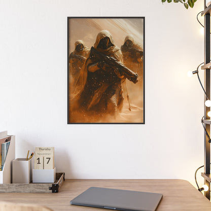The VIBE collection - Dustreapers framed poster, for Home Decor, Gift Ideas, Wall Art, Inspirational Art, Office Decor, Prompt Perfect Design