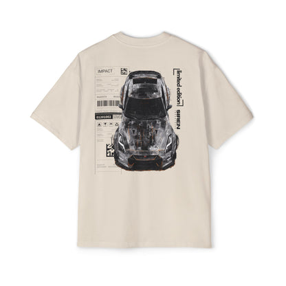 SIREN INDUSTRIES W25 - VECTOR - NISSAN GTR (B) Heavy Oversized Tee