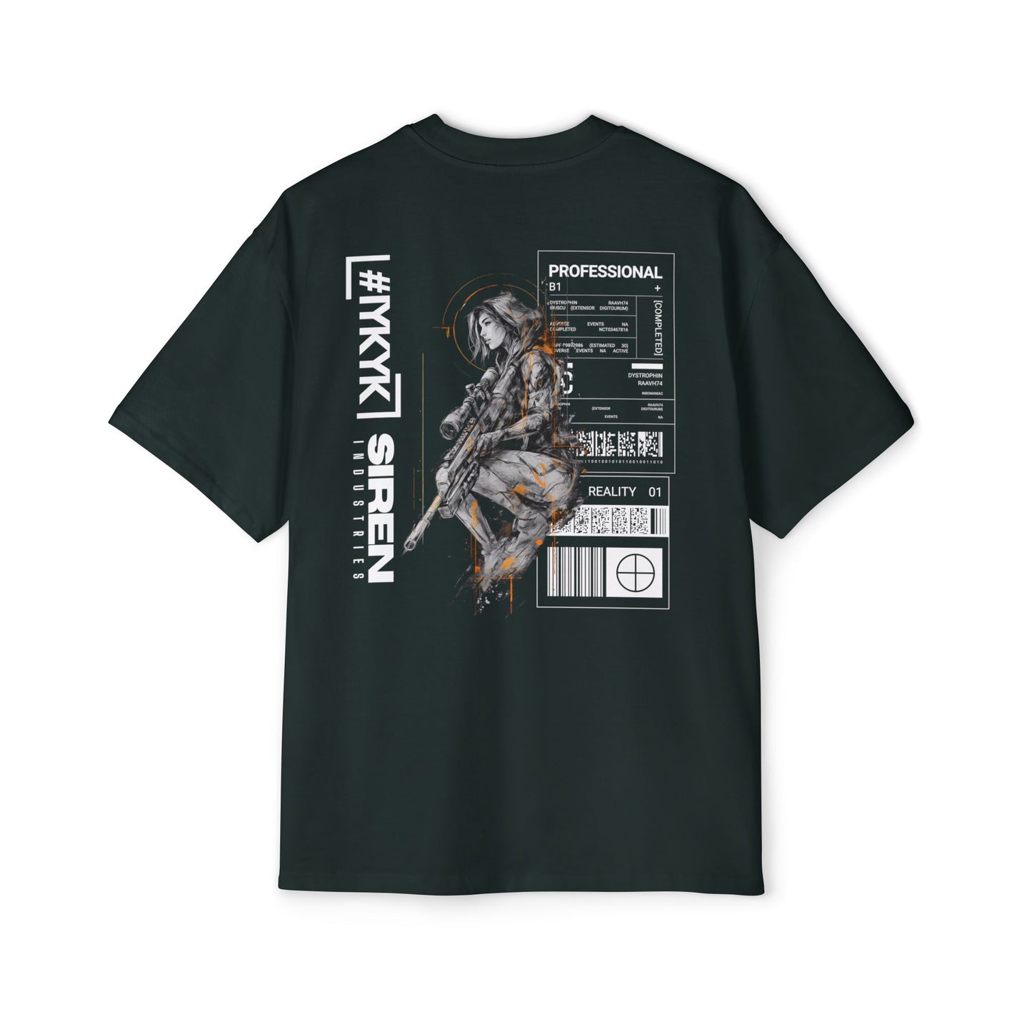 SIREN INDUSTRIES W25 - VECTOR - SNIPER Heavy Oversized Tee