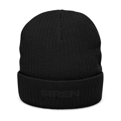 SIREN INDUSTRIES S26 - Embroidered Ribbed Beanie