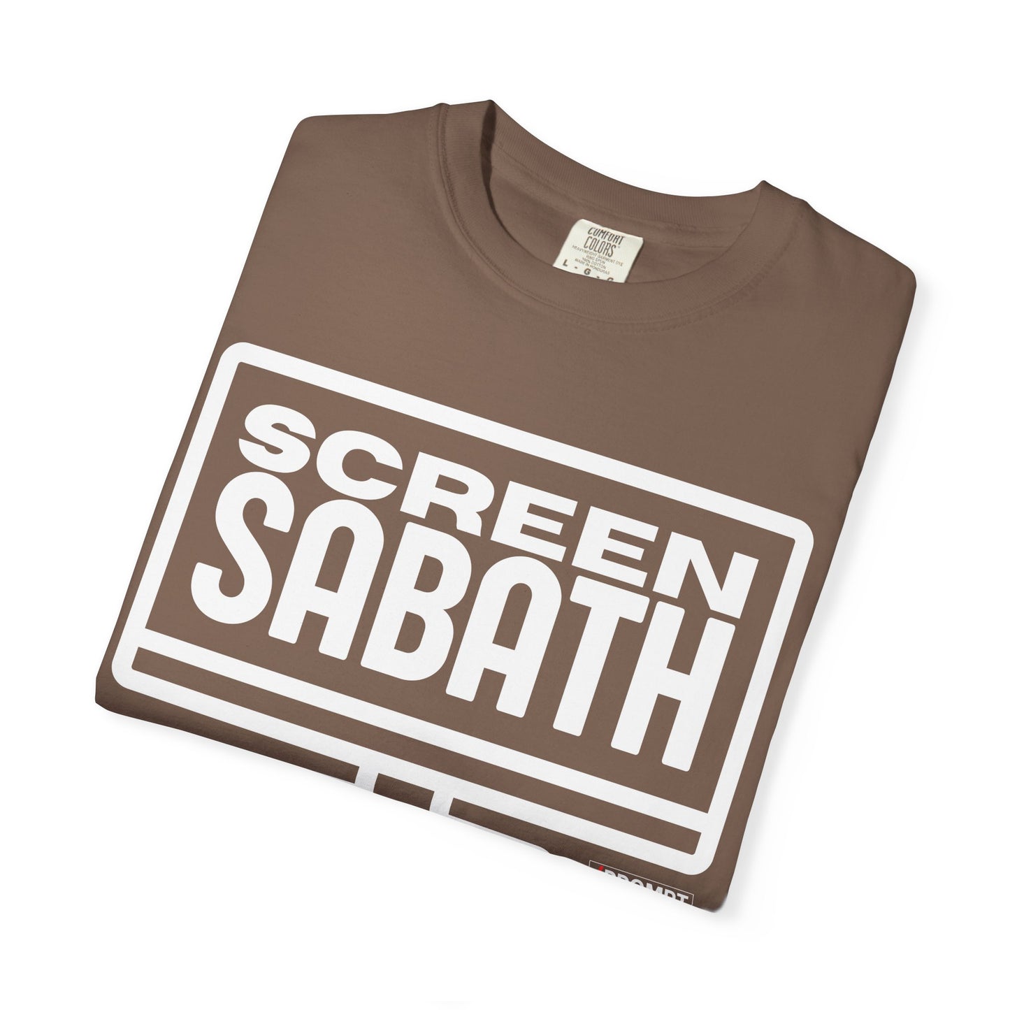 PROMPT OFFLINE - SCREEN SABATH - Premium cotton fabric T-shirt
