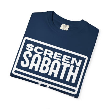PROMPT OFFLINE - SCREEN SABATH - Premium cotton fabric T-shirt