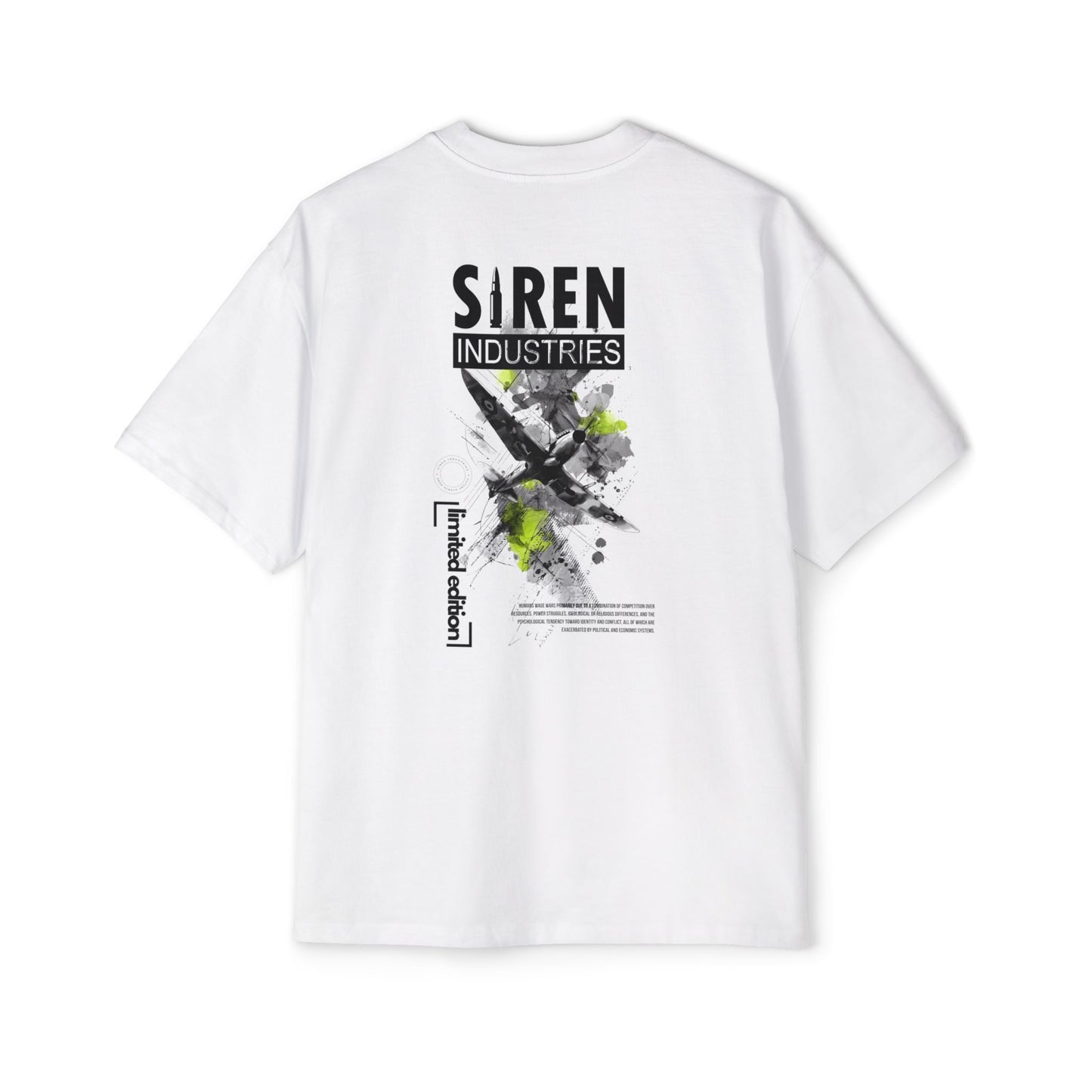 SIREN INDUSTRIES S25 - RETRO - LIMITED EDITION Heavy Oversized Tee