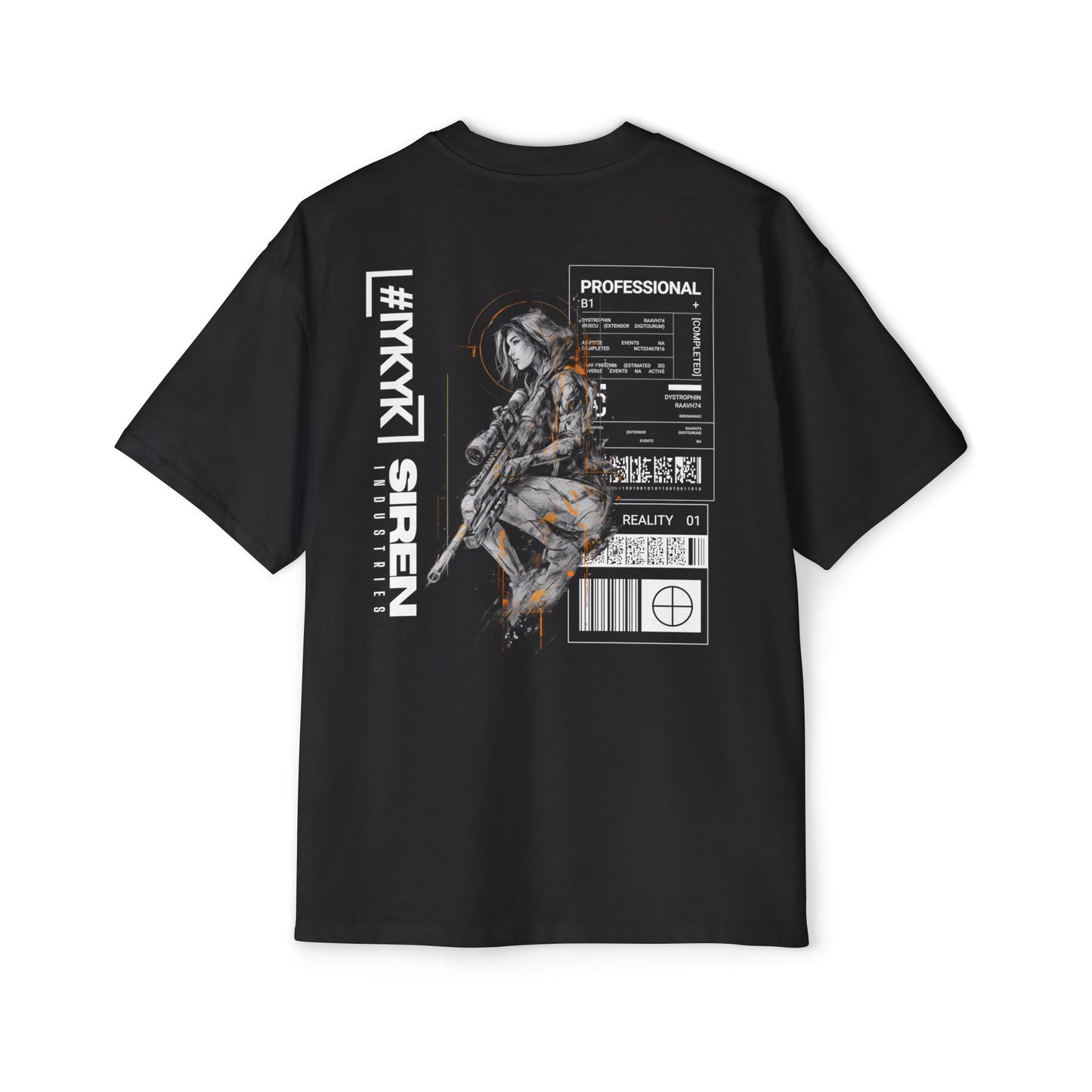 SIREN INDUSTRIES W25 - VECTOR - SNIPER Heavy Oversized Tee