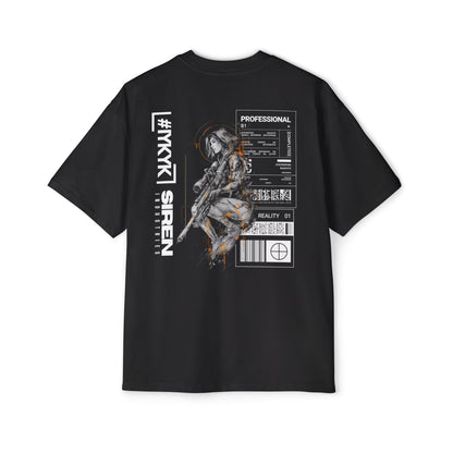 SIREN INDUSTRIES W25 - VECTOR - SNIPER Heavy Oversized Tee